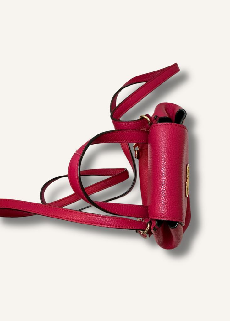 Ferragamo Gancini Logo Leather Backpack