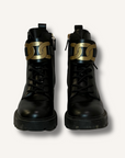 Tods Chain-Detail Lace-Up Boots