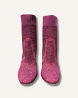 Gianvito Rossi Fiona Boucle Knit Ankle Boots