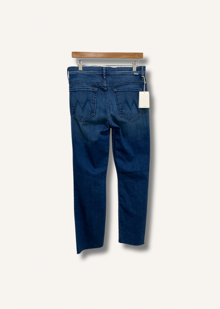 Mother Insider Crop Step Fray