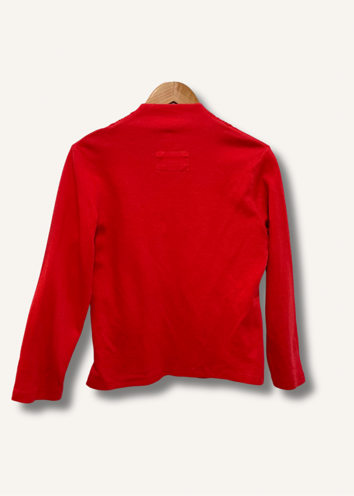 Maeve Curran Faux Wrap Top