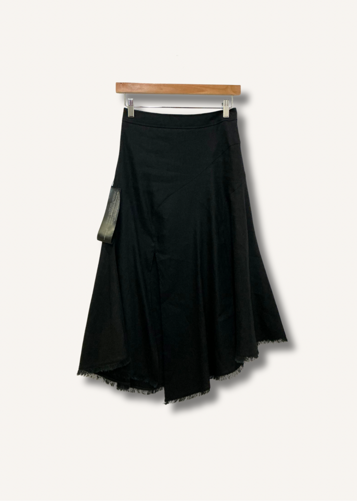 BCBGMaxAzria High-Slit Flared Skirt