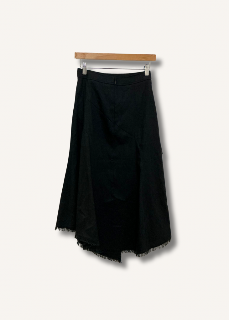 BCBGMaxAzria High-Slit Flared Skirt
