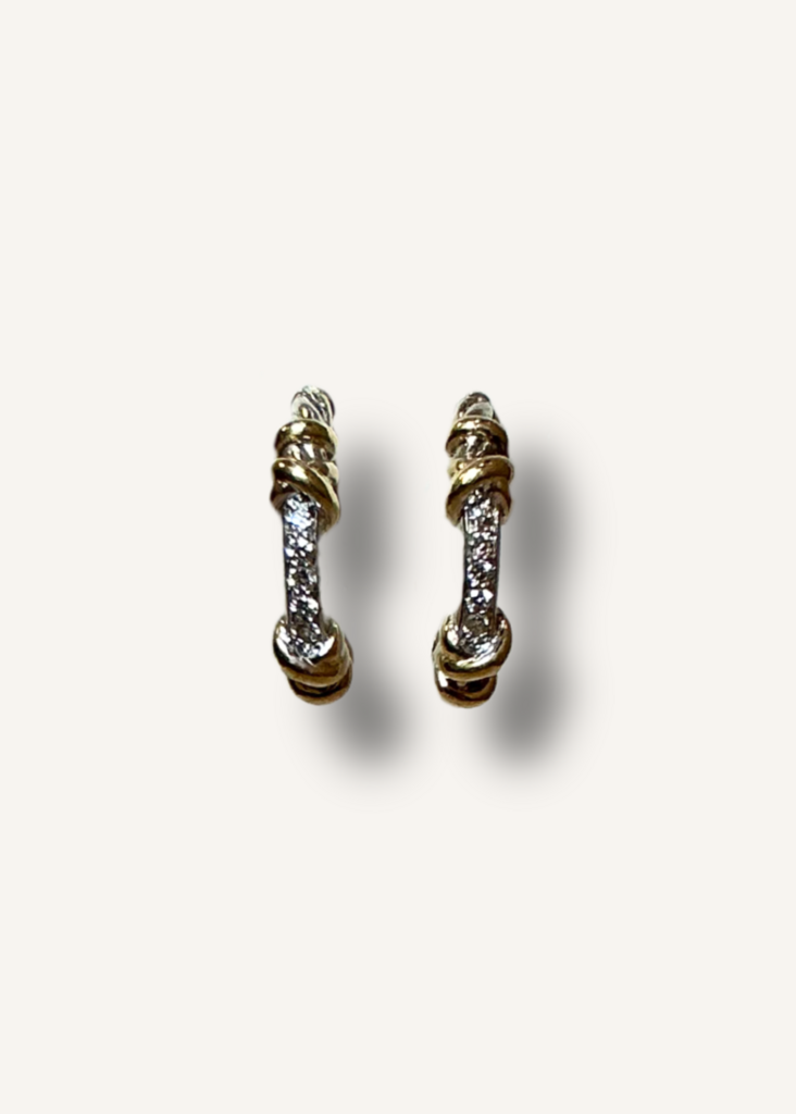 David Yurman Petite Helena Wrap Hoop Earrings