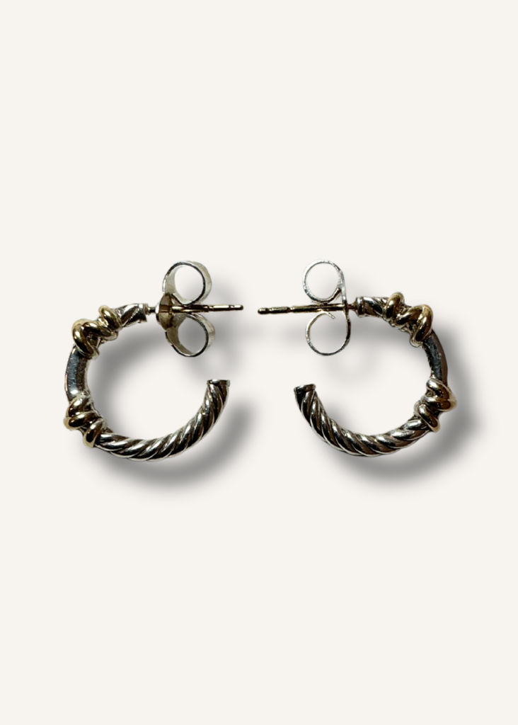 David Yurman Petite Helena Wrap Hoop Earrings