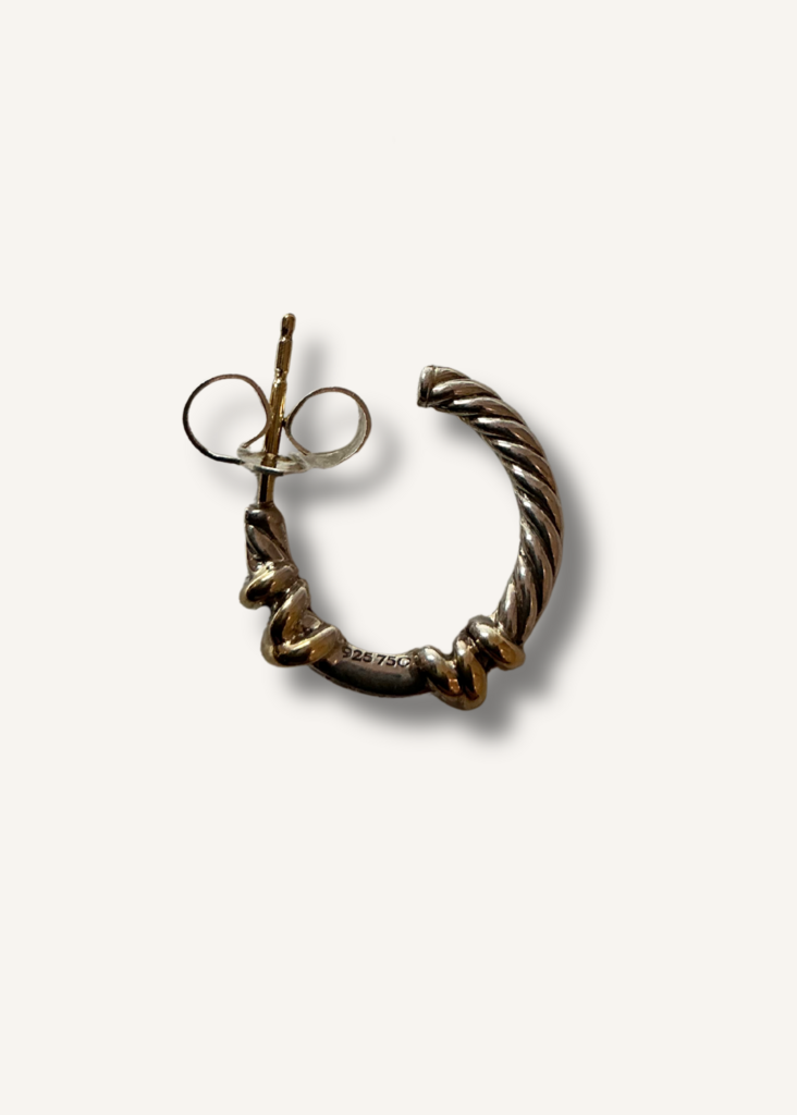 David Yurman Petite Helena Wrap Hoop Earrings