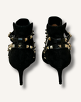 Valentino Rockstud Suede Booties