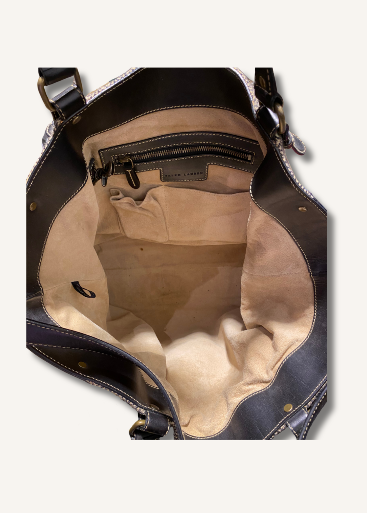 Ralph Lauren Tweed Bag