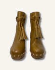 Ulla Johnson Noah Leather Tassel Ankle Boot