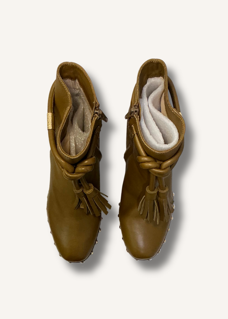 Ulla Johnson Noah Leather Tassel Ankle Boot