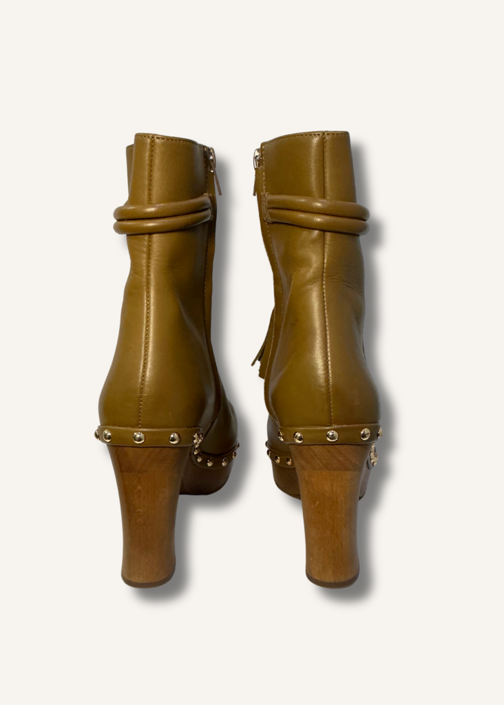 Ulla Johnson Noah Leather Tassel Ankle Boot