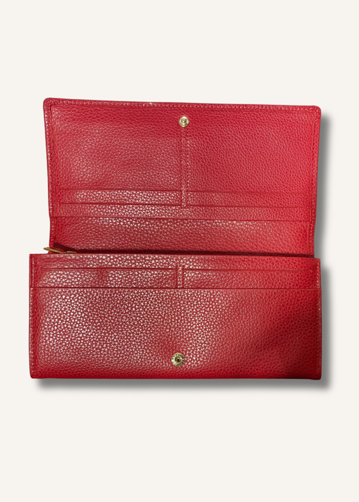 Longchamp Veau Foulonne Continental Wallet
