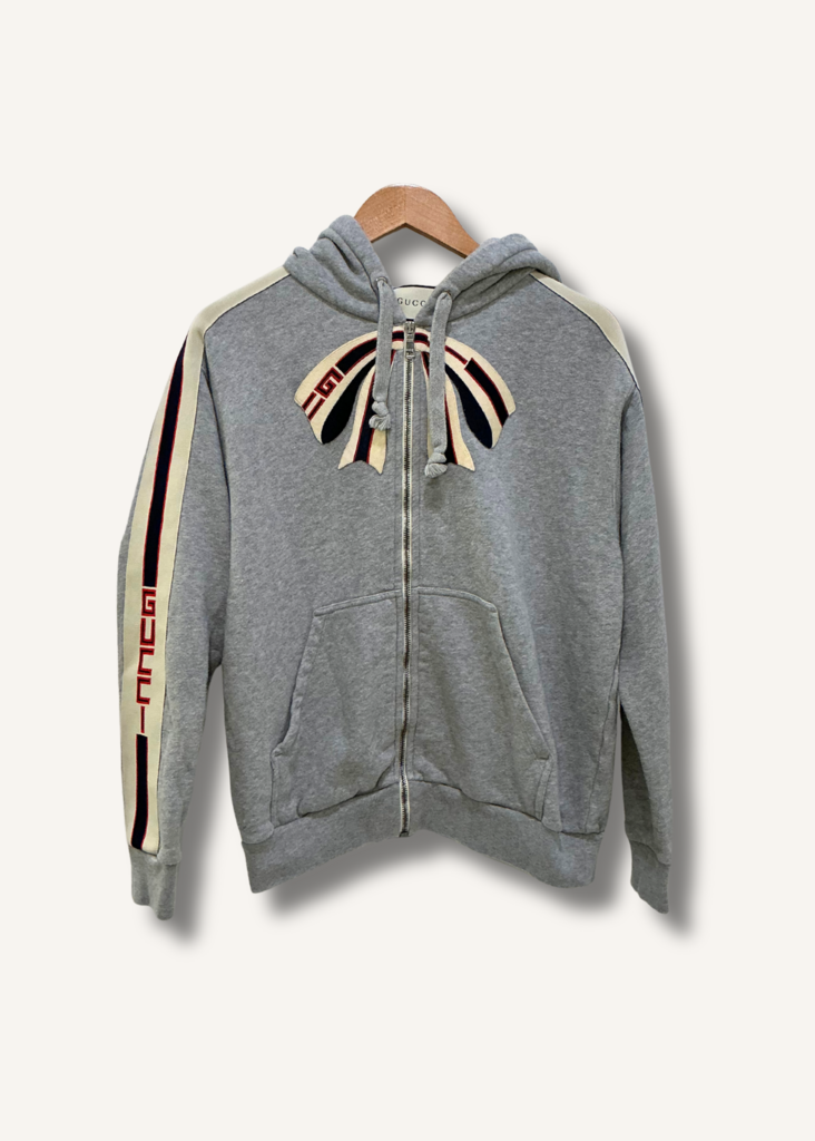 Gucci Logo Zip Up Hoodie