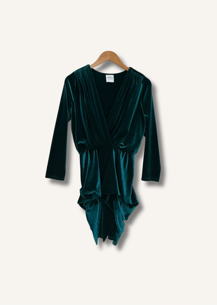 Misa Ophelie Velvet Dress