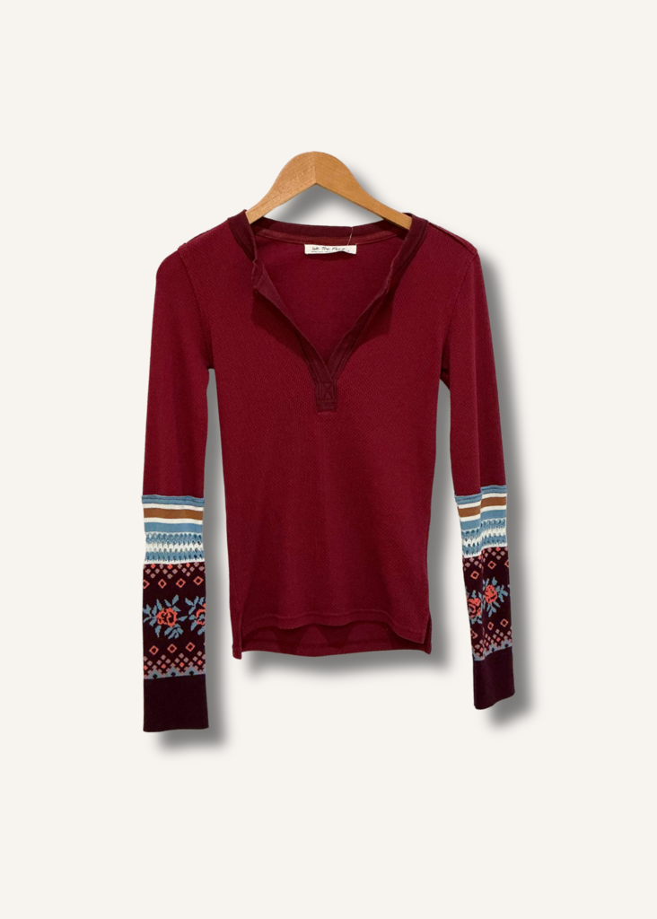 We The Free Micah Notch Neck Top