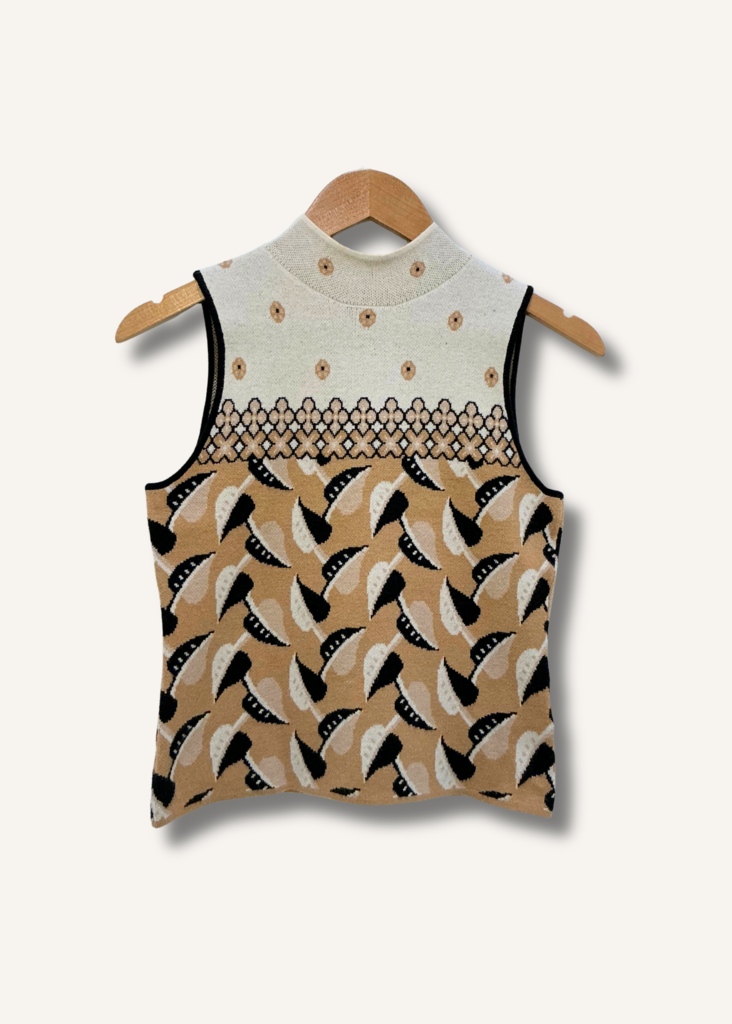 Maeve Maria Mock Neck Sweater Tank