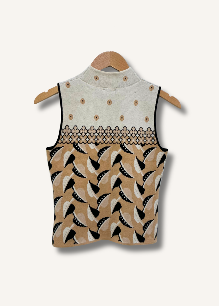 Maeve Maria Mock Neck Sweater Tank