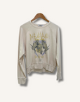 Daydreamer On the Prowl Varsity Crew Sweatshirt