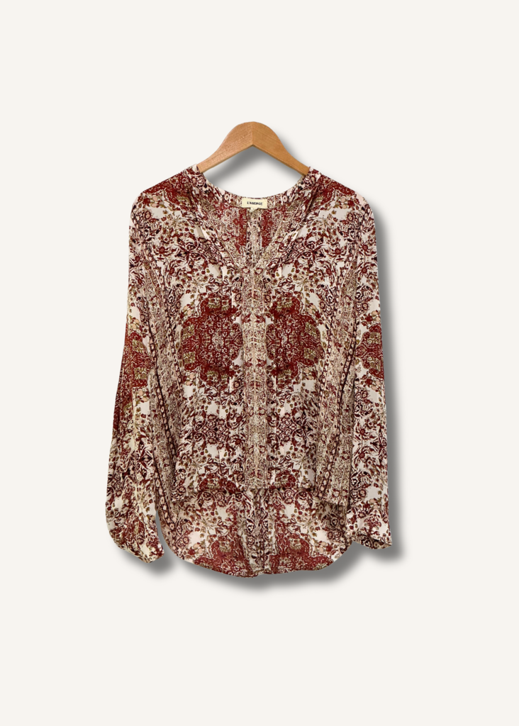 Lagence Paisley Blouse