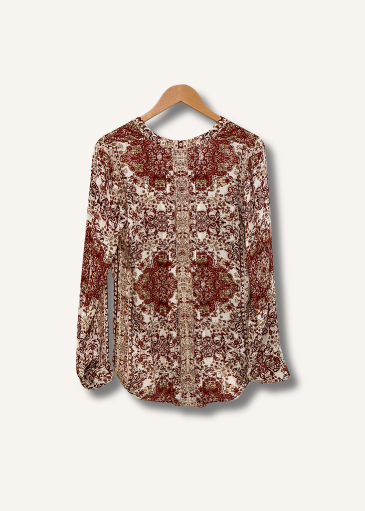 Lagence Paisley Blouse