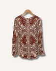 Lagence Paisley Blouse