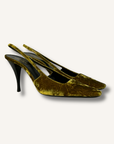 Saint Laurent Dream Velvet Slingback