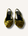 Saint Laurent Dream Velvet Slingback