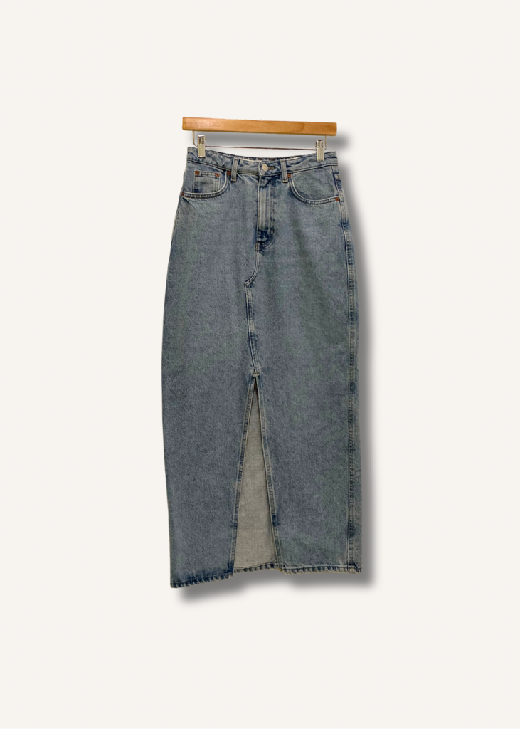 MNG Denim Maxi Skirt