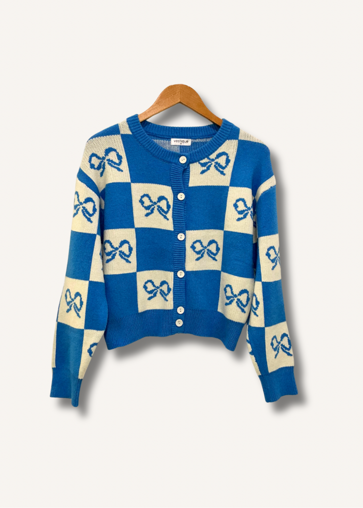 Vestique Bow Cardigan
