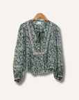 Marant Etoile Gayle Floral Peasant Blouse
