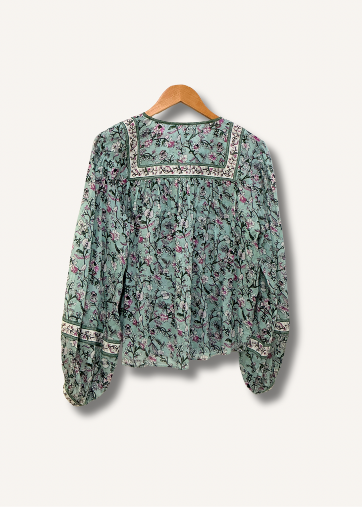 Marant Etoile Gayle Floral Peasant Blouse