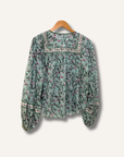 Marant Etoile Gayle Floral Peasant Blouse