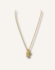 Rhinestone Teddy Bear Charm Necklace