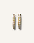 Pearl Hoop Earrrings