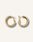 Pearl Hoop Earrrings