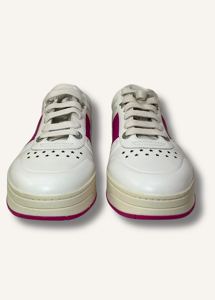 Jimmy Choo Hawaii Leather Sneakers