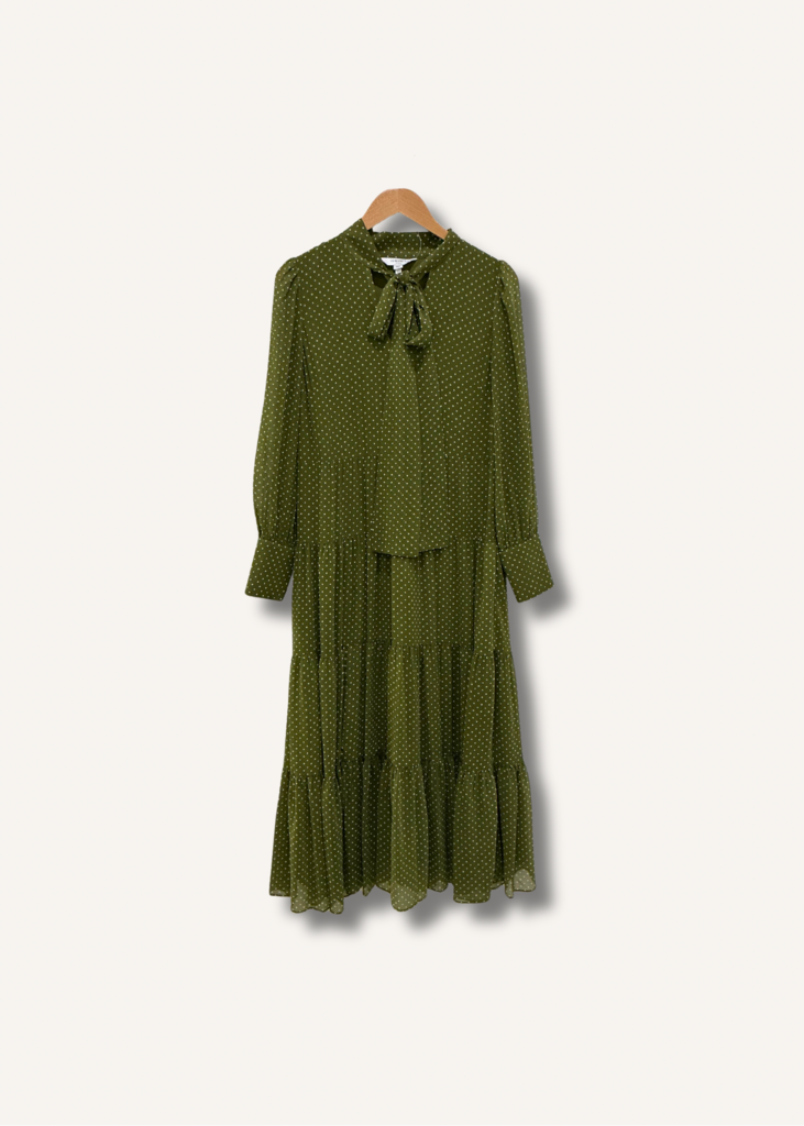 Lk Bennett Polly Polka Dot Dress