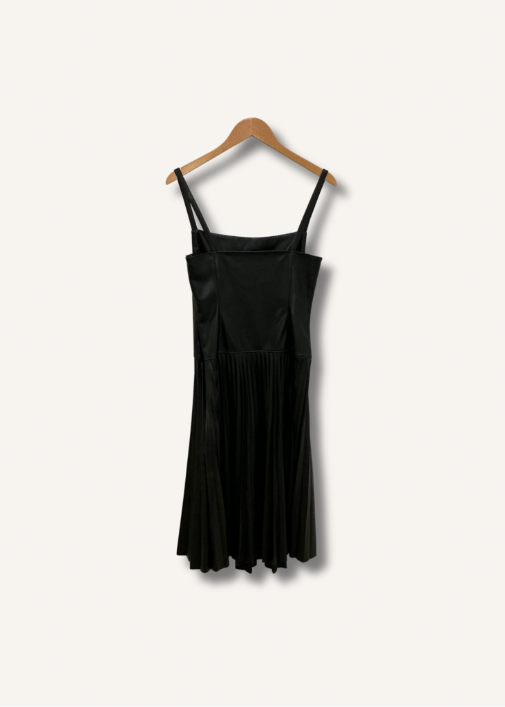 Proenza Schouler White Label Drop Waist Faux Leather Dress