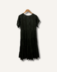 Karlie Printed Tiered Midi Dress
