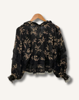Anthropologie V-Neck Ruffled Blouse