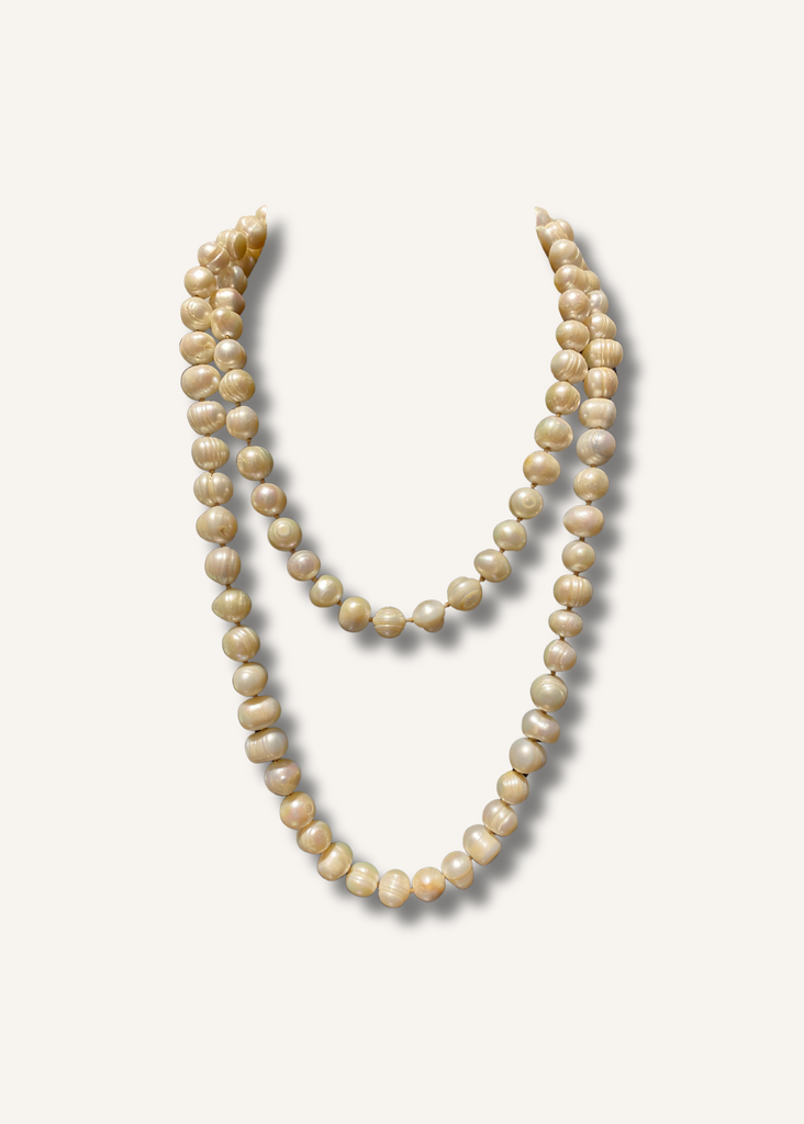 Kenneth Lane Pearl Rope Necklace