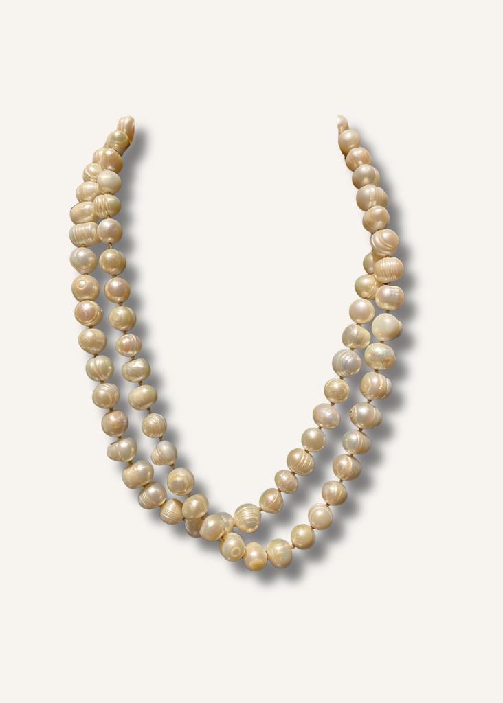 Kenneth Lane Pearl Rope Necklace