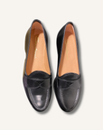Santoni Leather Penny Loafers
