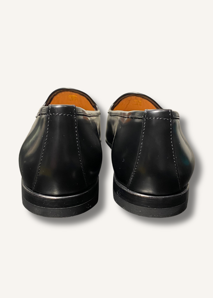 Santoni Leather Penny Loafers