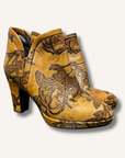 Cucieria Fiorentina Embossed Leather Boots