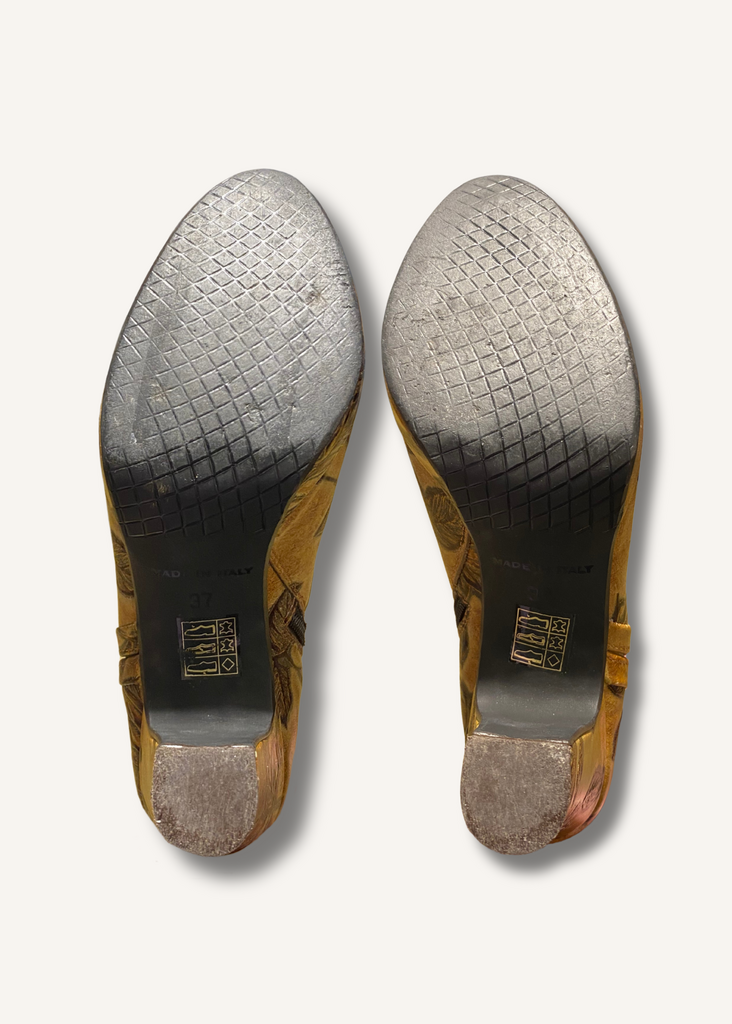 Cucieria Fiorentina Embossed Leather Boots