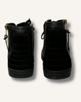 Louis Vuitton Monogram Embossed Leather Punchy High Top Sneakers