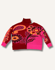 Farm Rio Bold Floral Knit Sweater