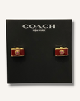 Coach Camera Stud Earrings