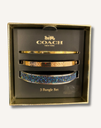 Coach Stone Sparkle Bangle 3-Piece Set